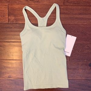 Green Lululemon top size 2